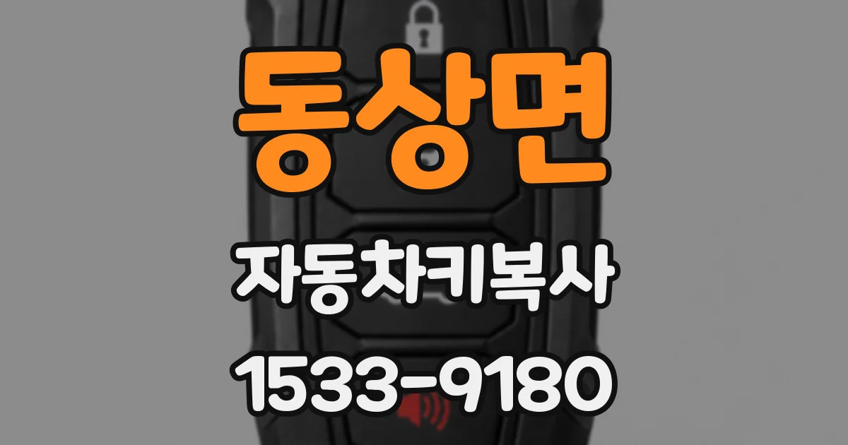 동상면 자동차키복사