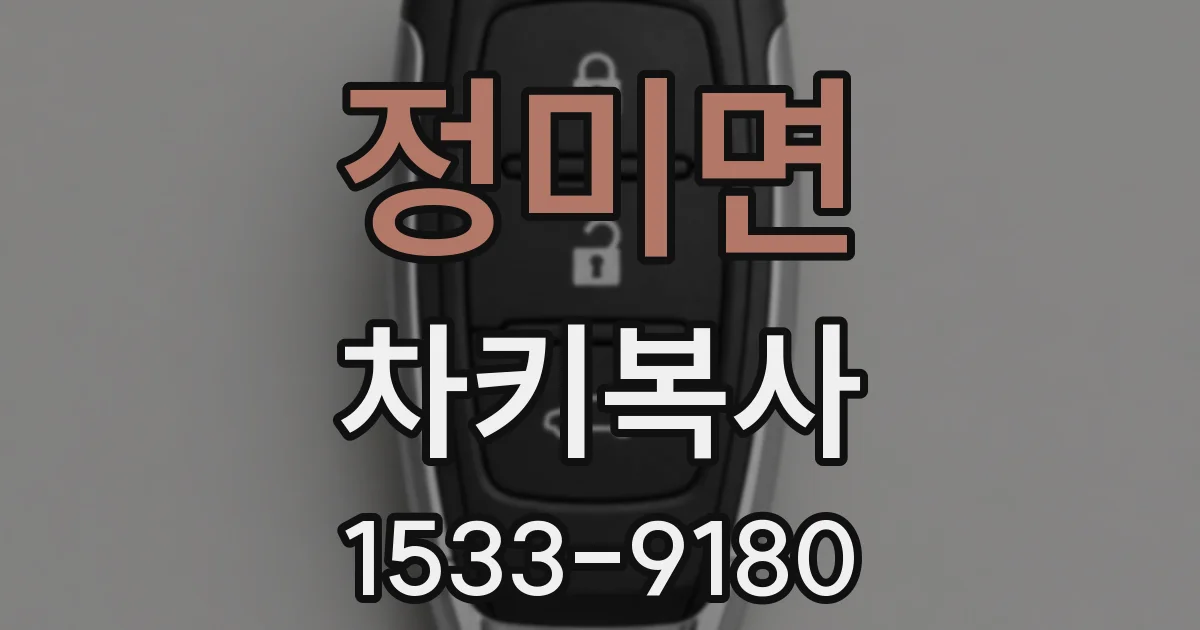 정미면 차키복사