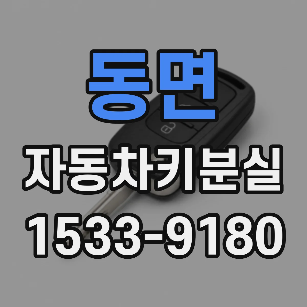 동면 자동차키분실