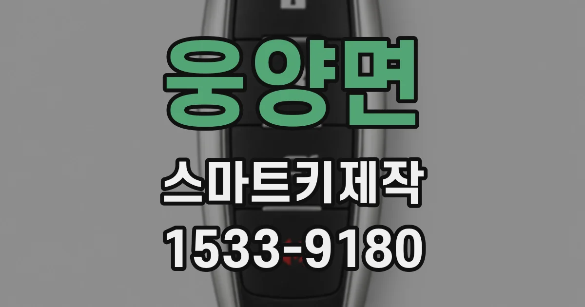 웅양면 스마트키제작