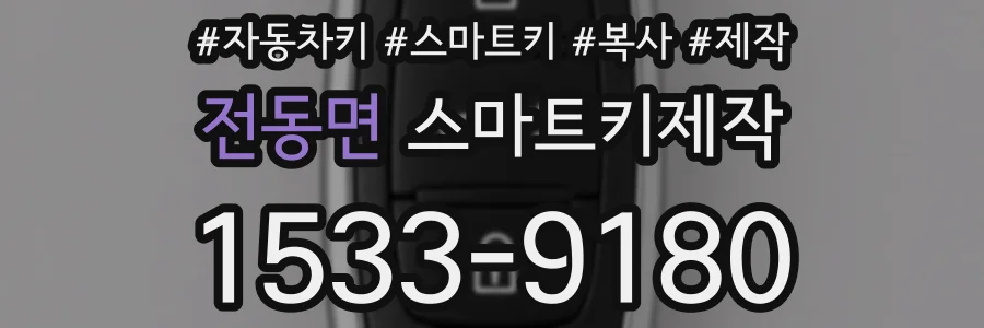 전동면 스마트키제작