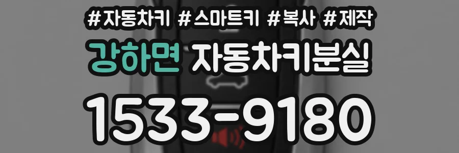 강하면 자동차키분실