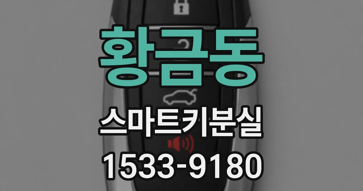 황금동 스마트키분실