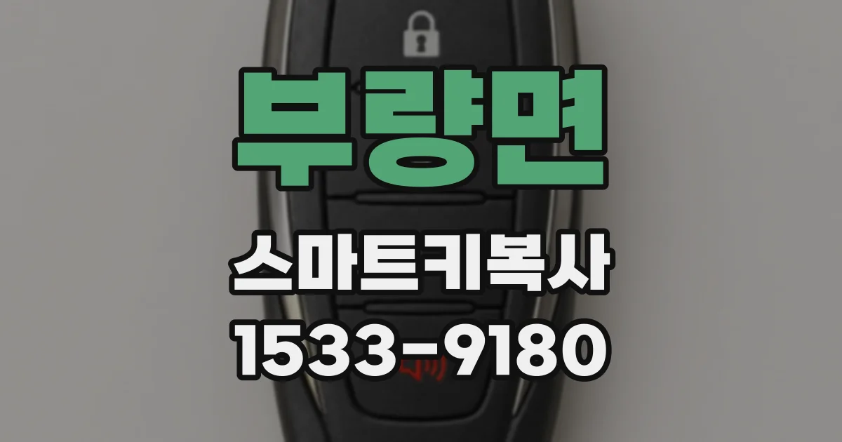 부량면 스마트키복사