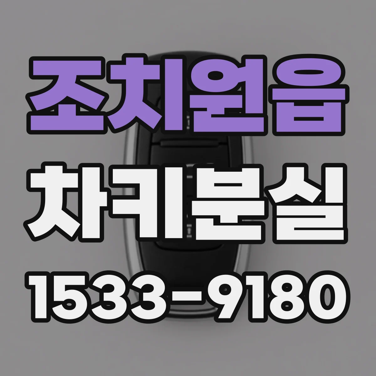 조치원읍 차키분실