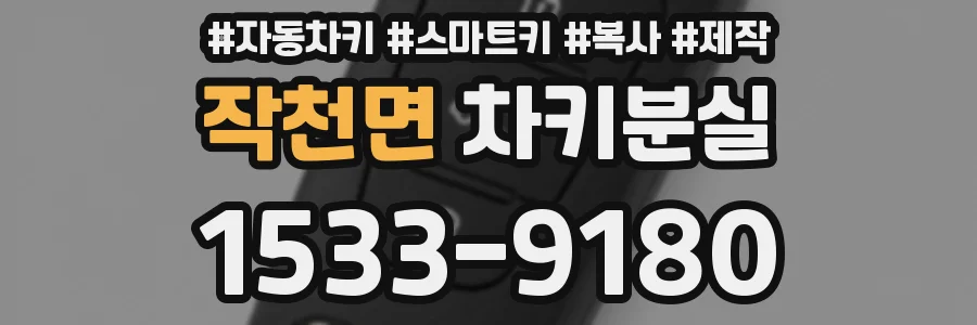 작천면 차키분실