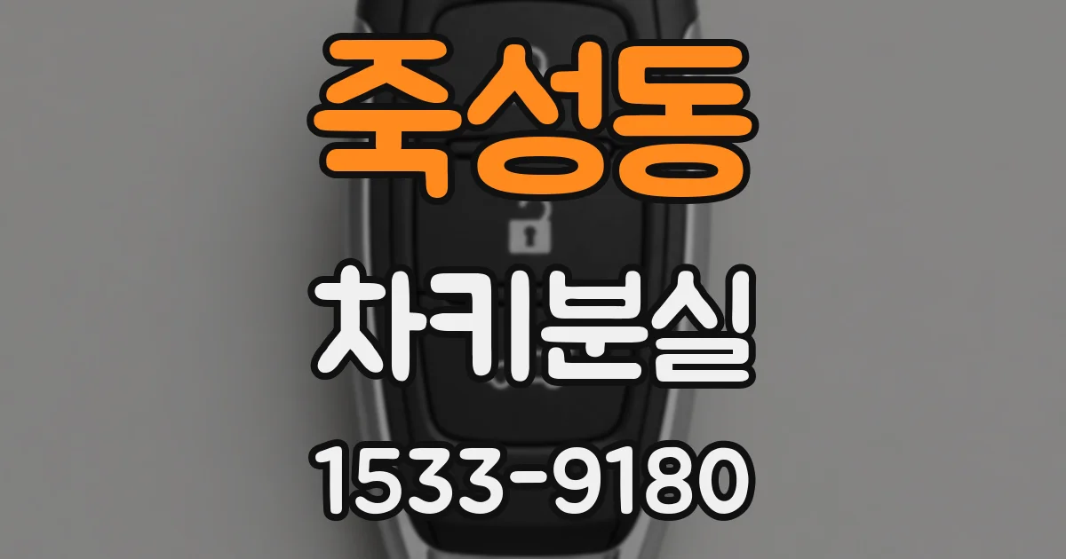 죽성동 차키분실