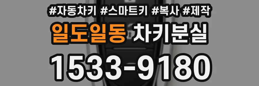 일도일동 차키분실