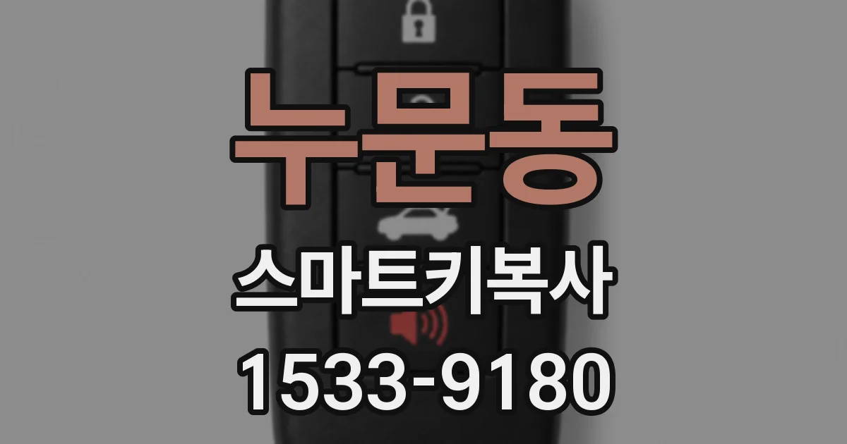 누문동 스마트키복사