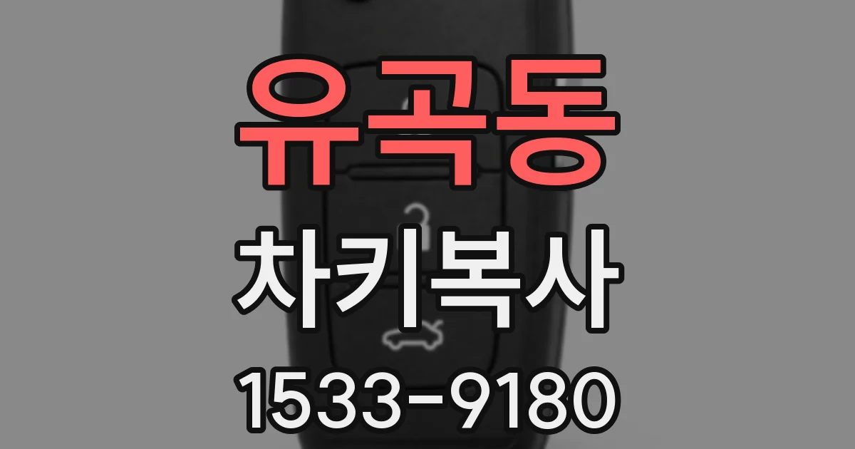 유곡동 차키복사