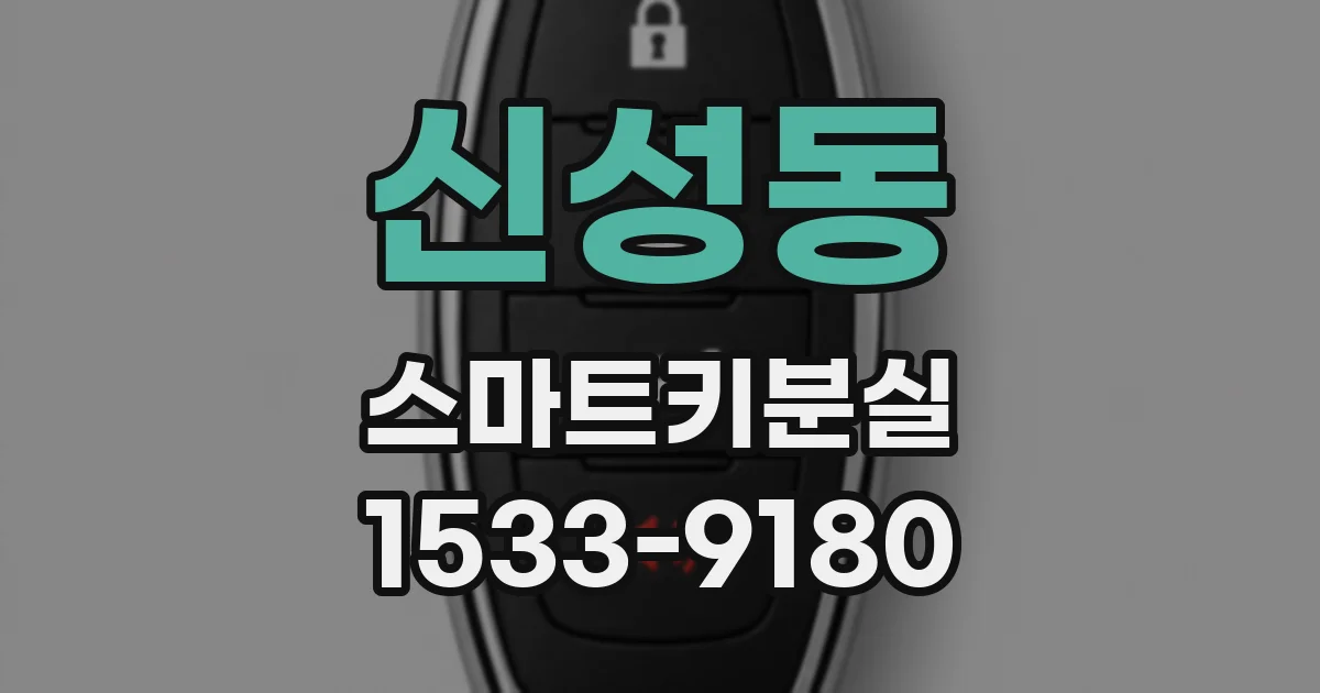 신성동 스마트키분실