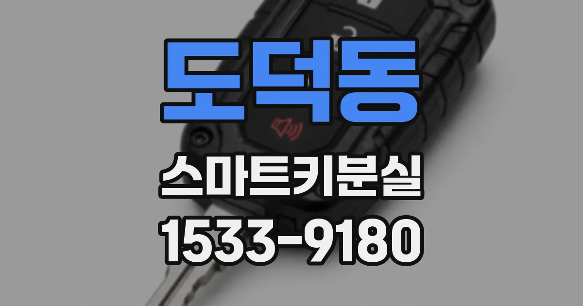 도덕동 스마트키분실