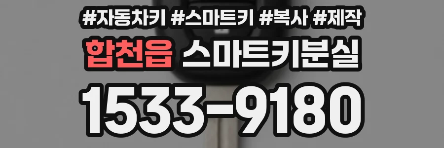 합천읍 스마트키분실