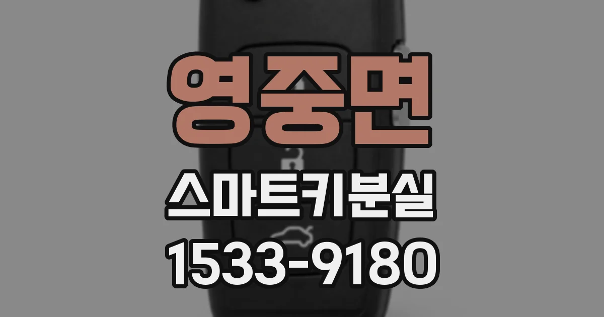 영중면 스마트키분실