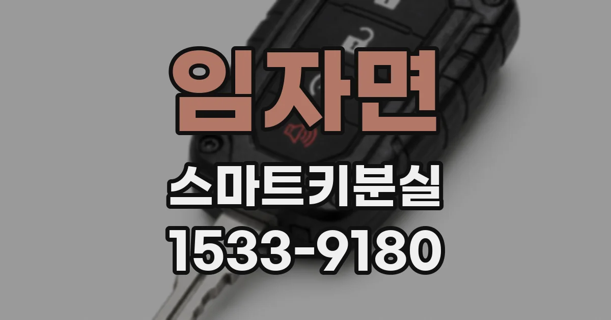 임자면 스마트키분실