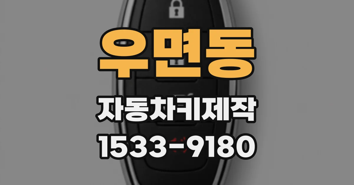 우면동 자동차키제작