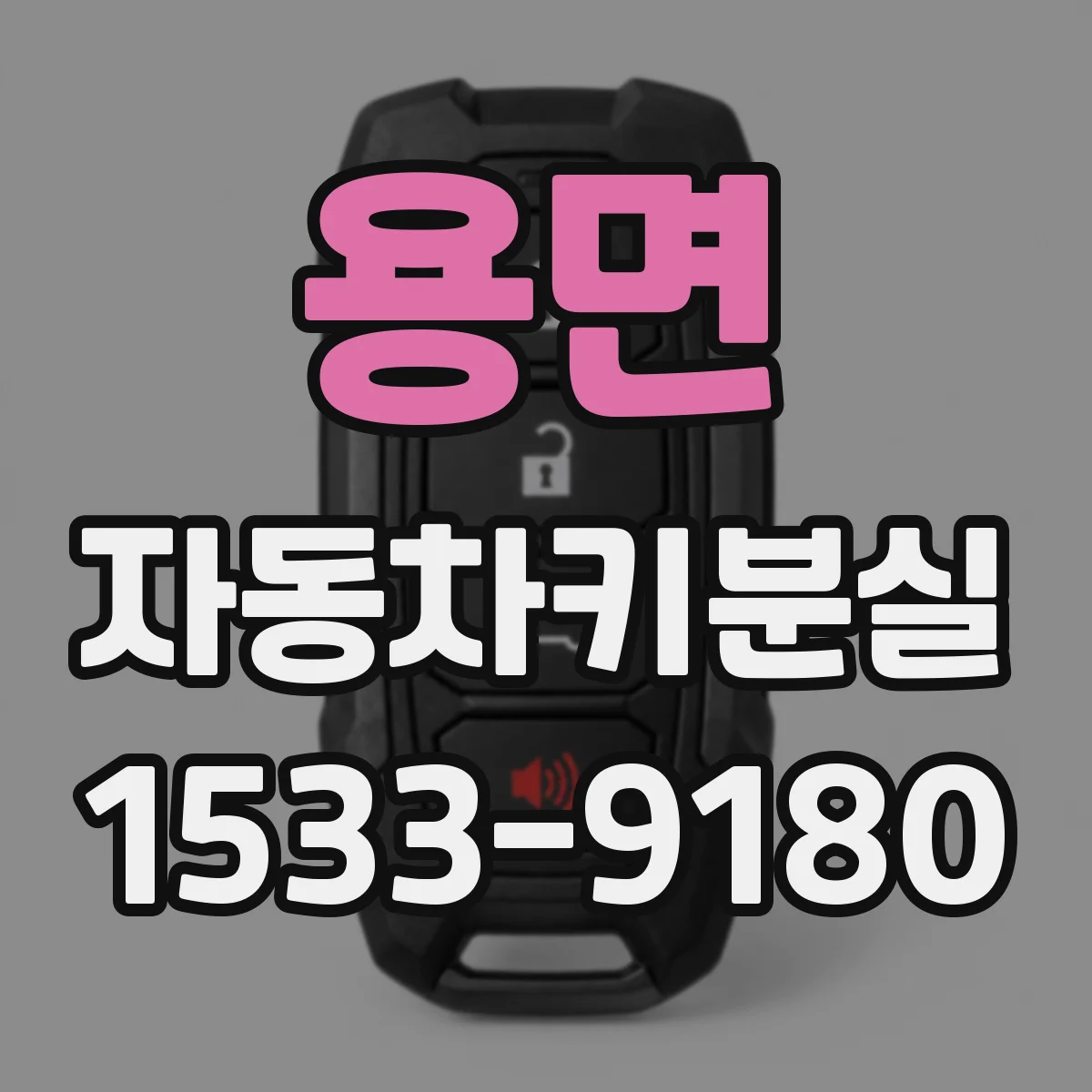 용면 자동차키분실