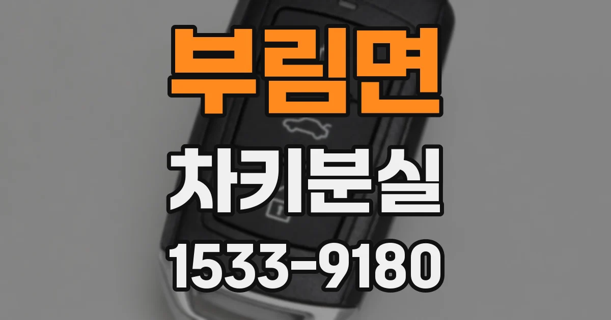 부림면 차키분실