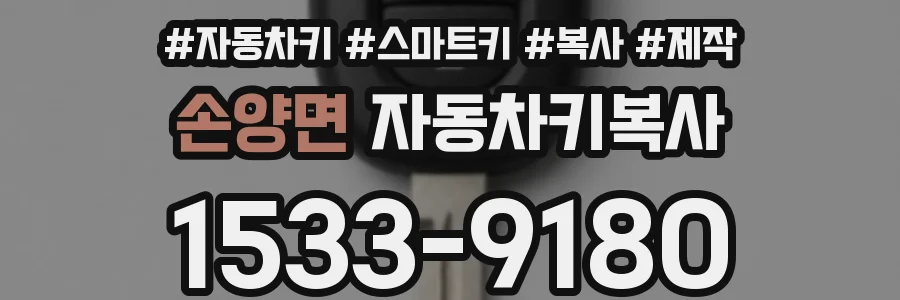 손양면 자동차키복사