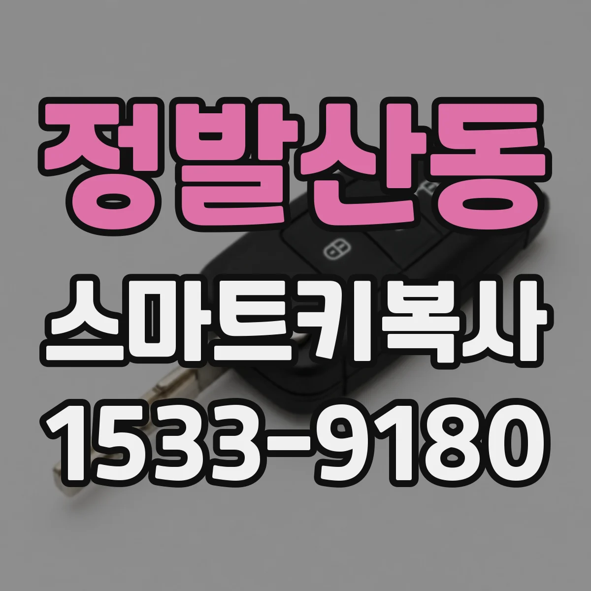 정발산동 스마트키복사