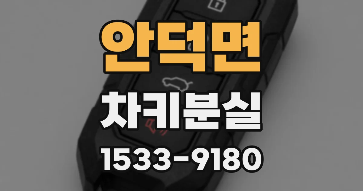 안덕면 차키분실