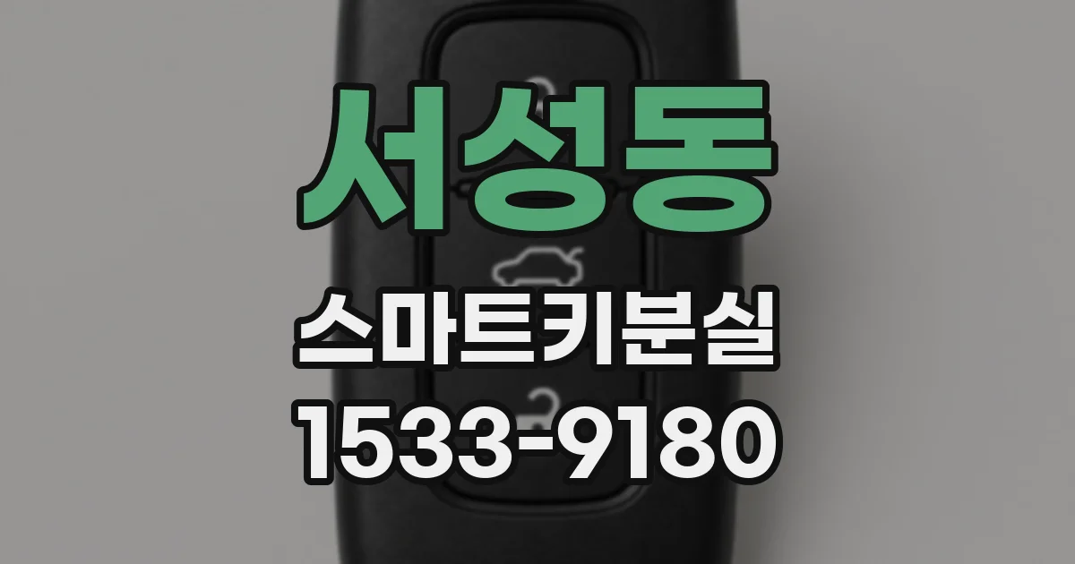 서성동 스마트키분실