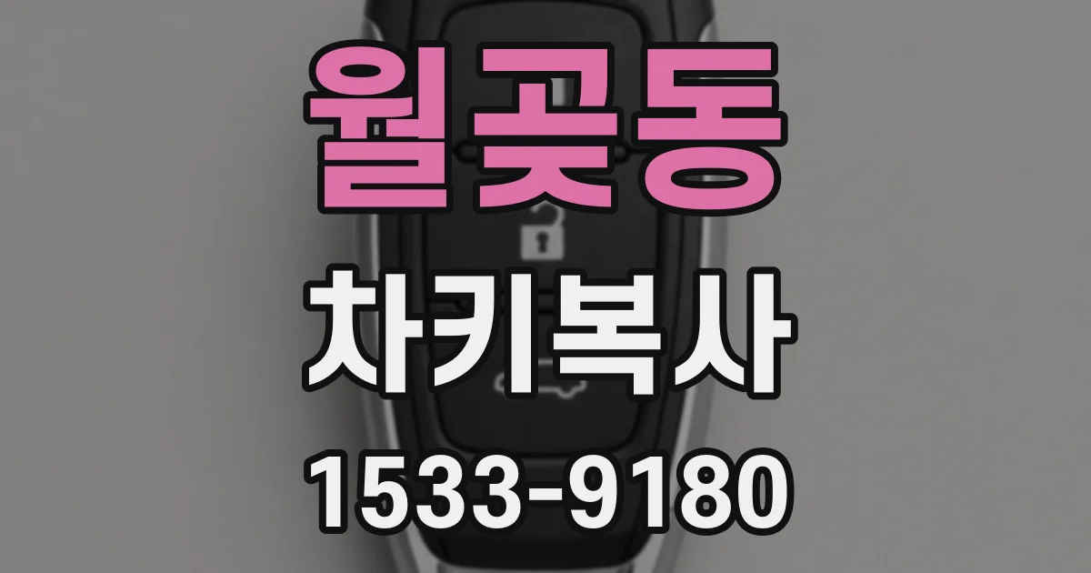 월곶동 차키복사