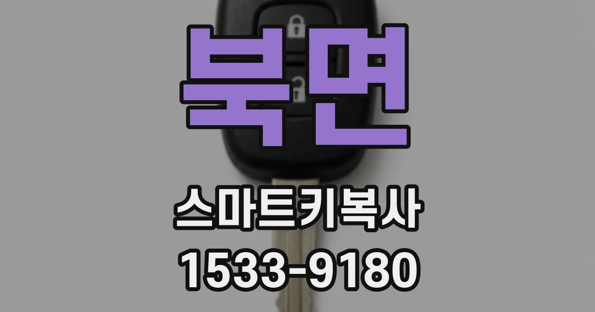 북면 스마트키복사