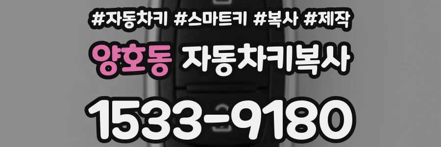 양호동 자동차키복사