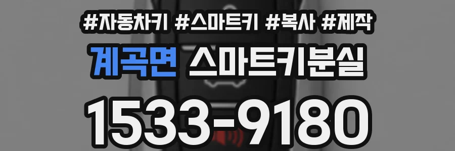 계곡면 스마트키분실