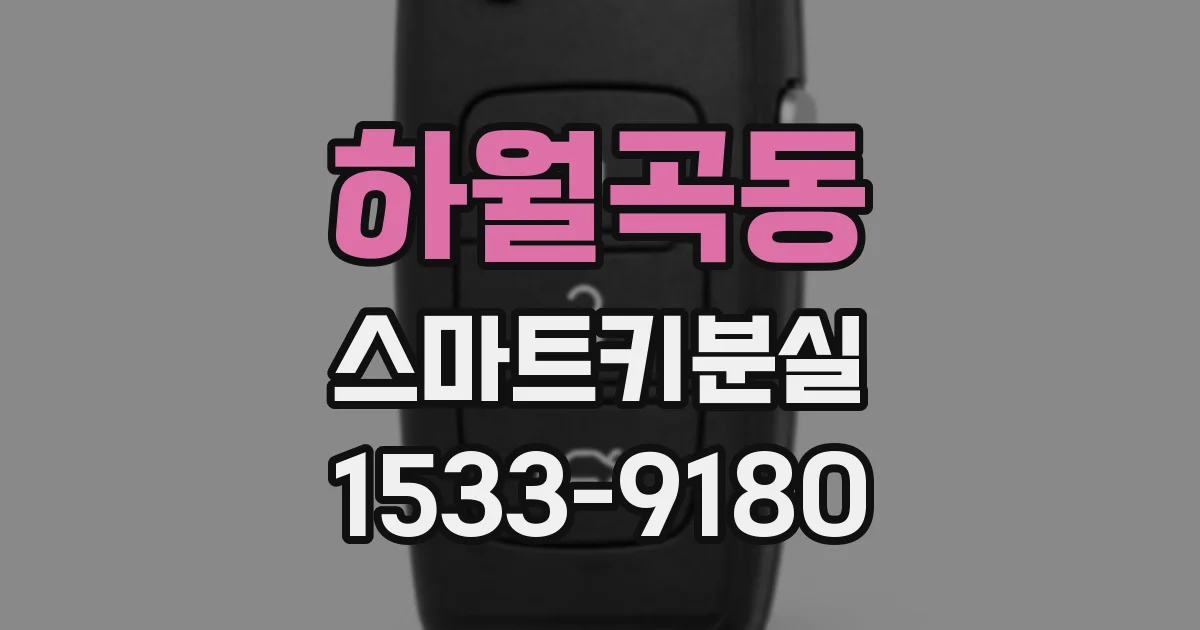 하월곡동 스마트키분실