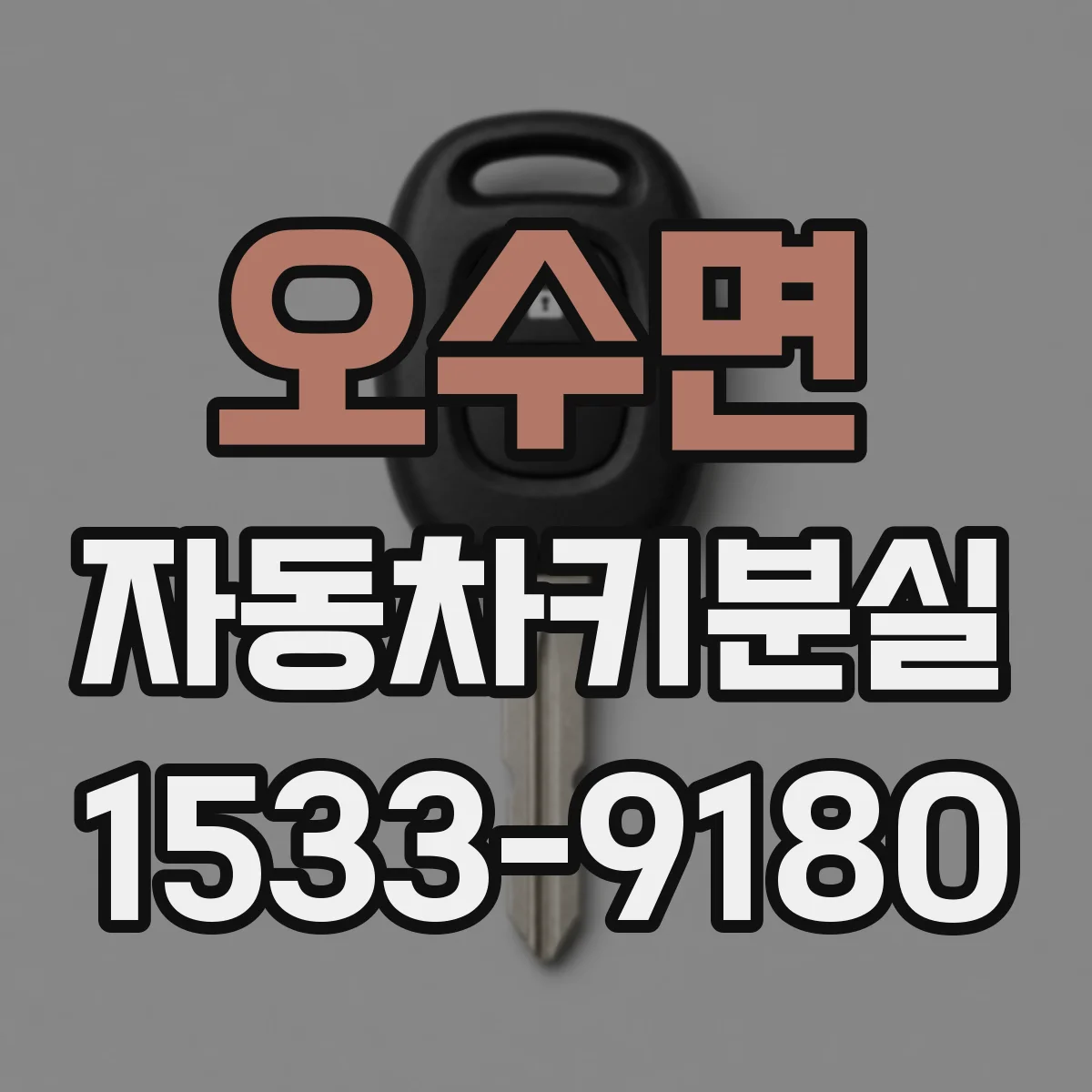 오수면 자동차키분실