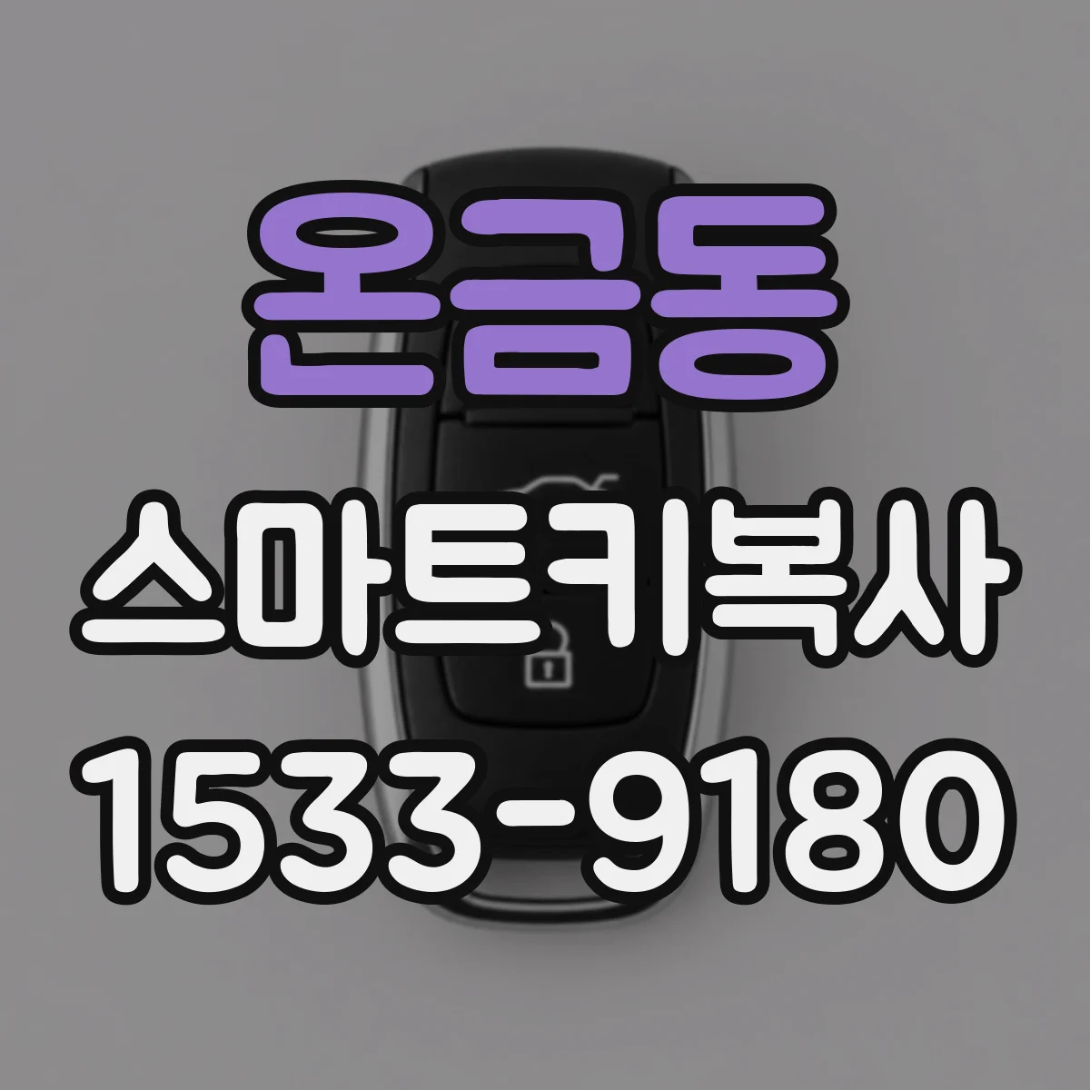 온금동 스마트키복사