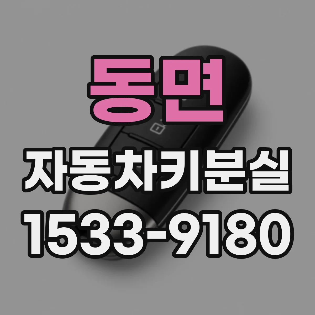 동면 자동차키분실