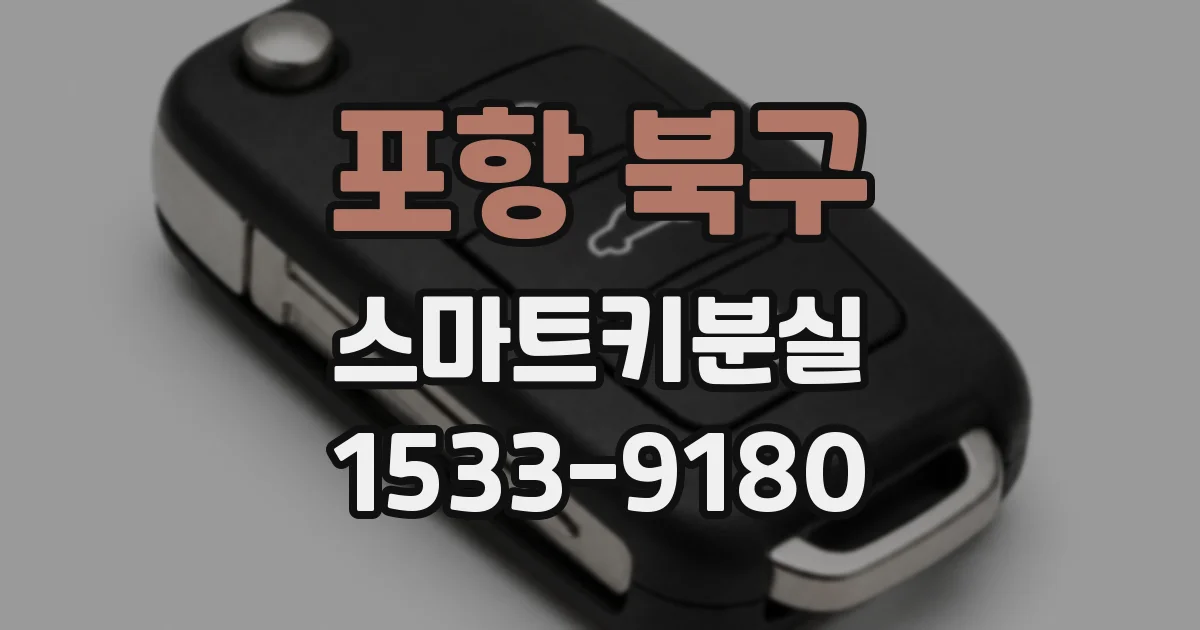 포항 북구 스마트키분실