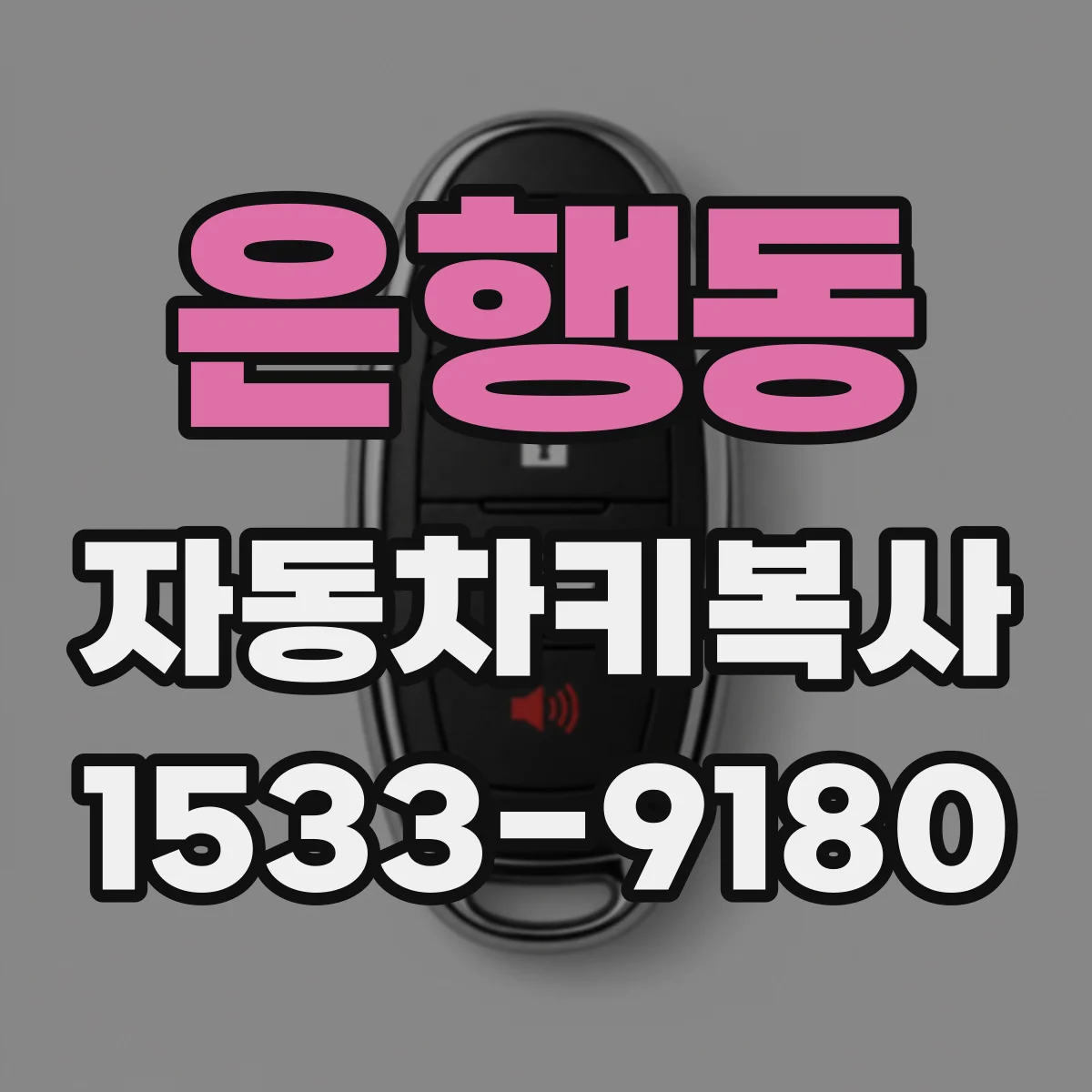은행동 자동차키복사