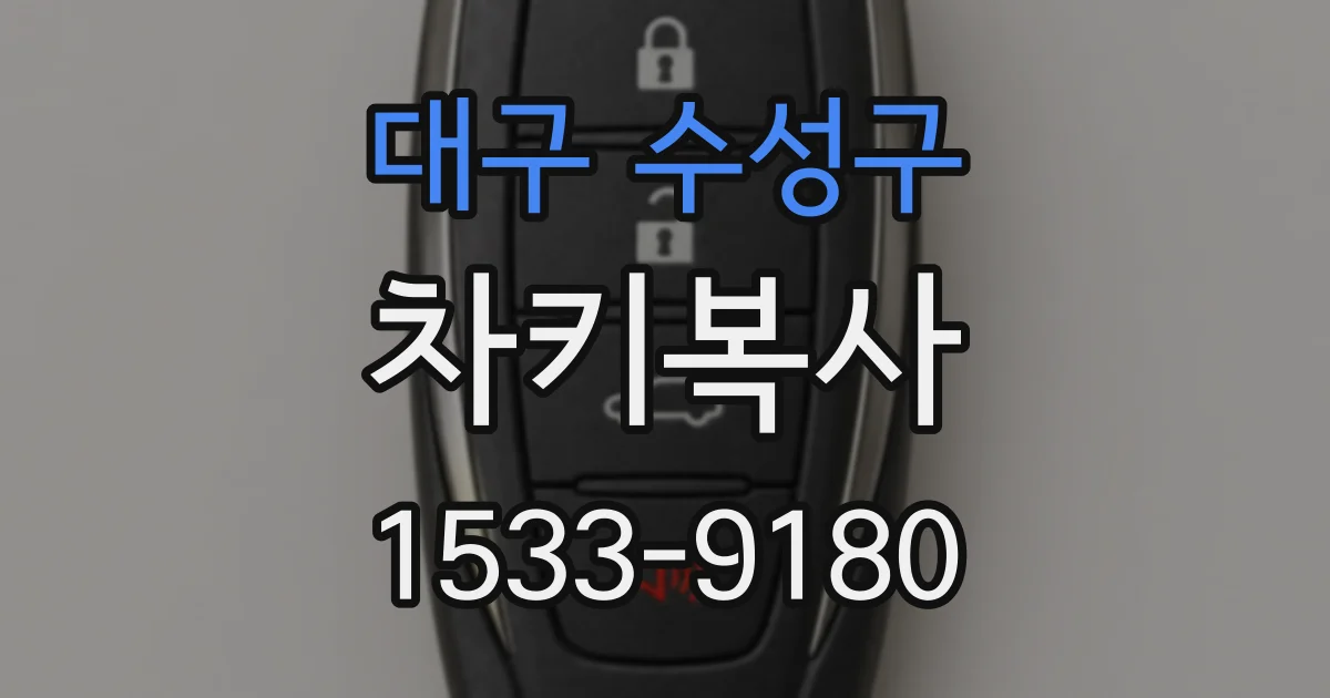대구 수성구 차키복사