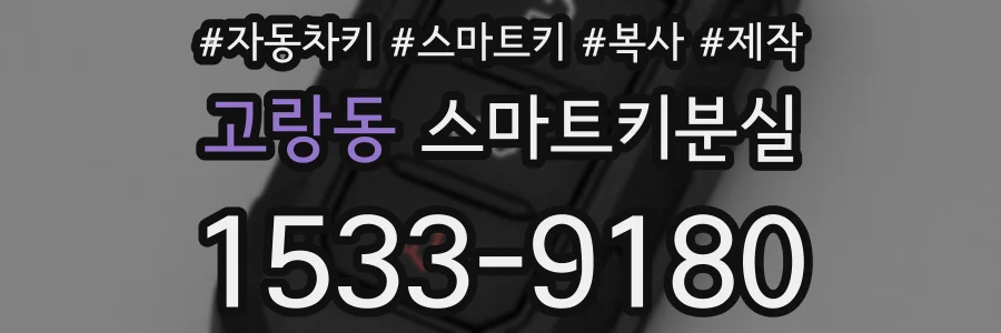 고랑동 스마트키분실