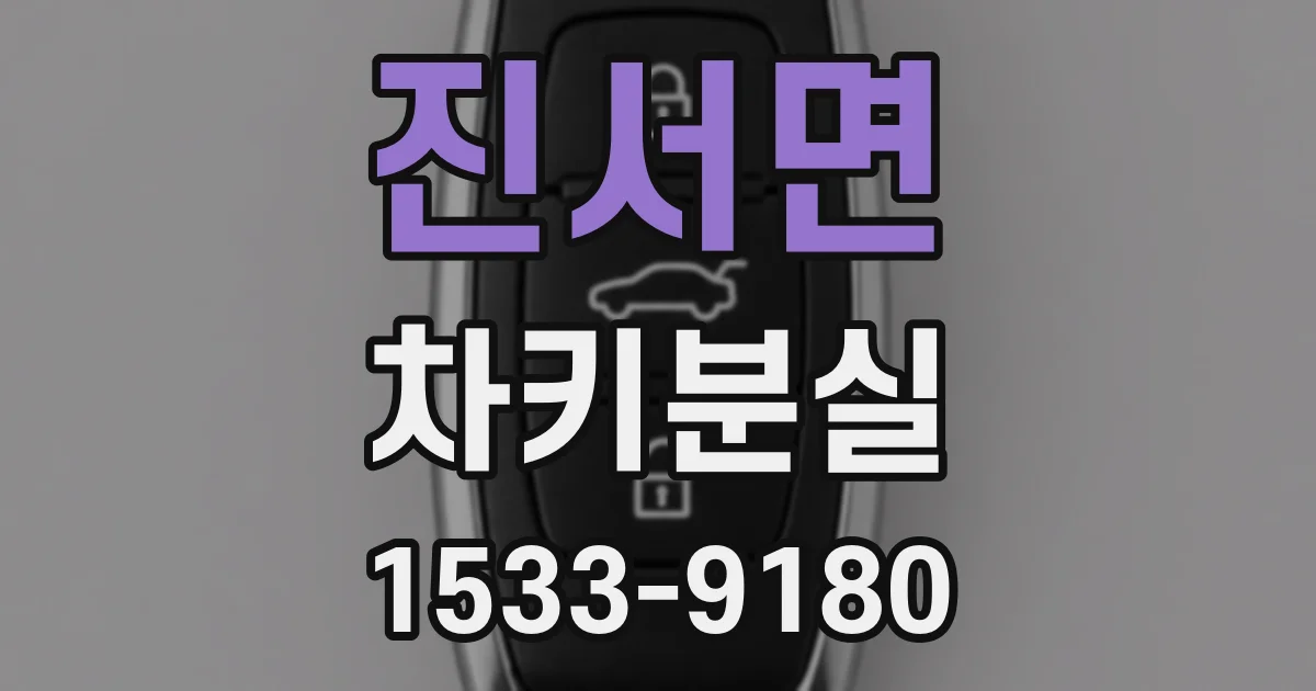 진서면 차키분실