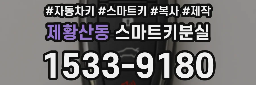 제황산동 스마트키분실