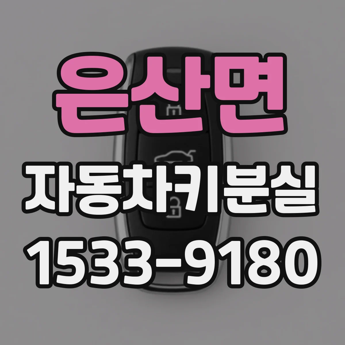 은산면 자동차키분실