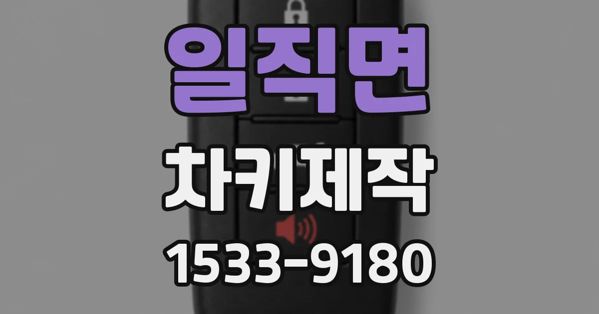 일직면 차키제작