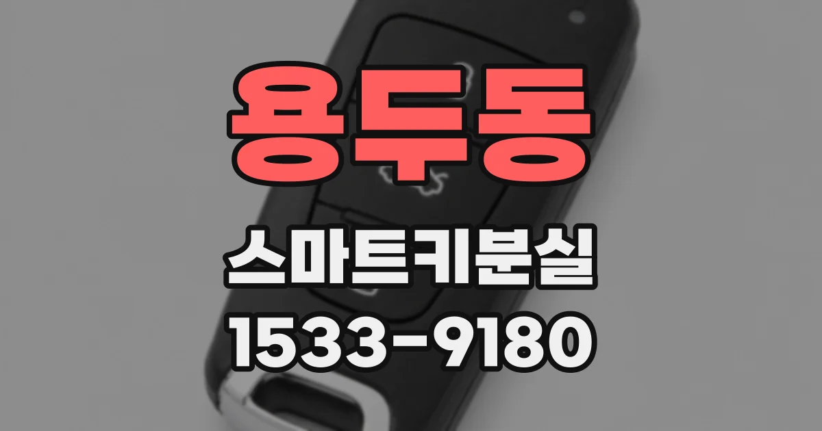 용두동 스마트키분실