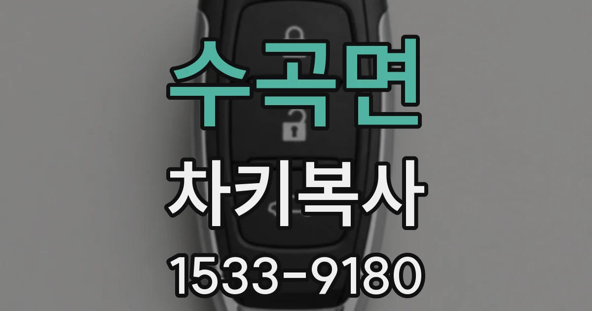 수곡면 차키복사