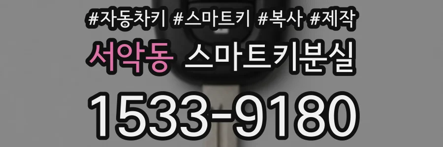서악동 스마트키분실