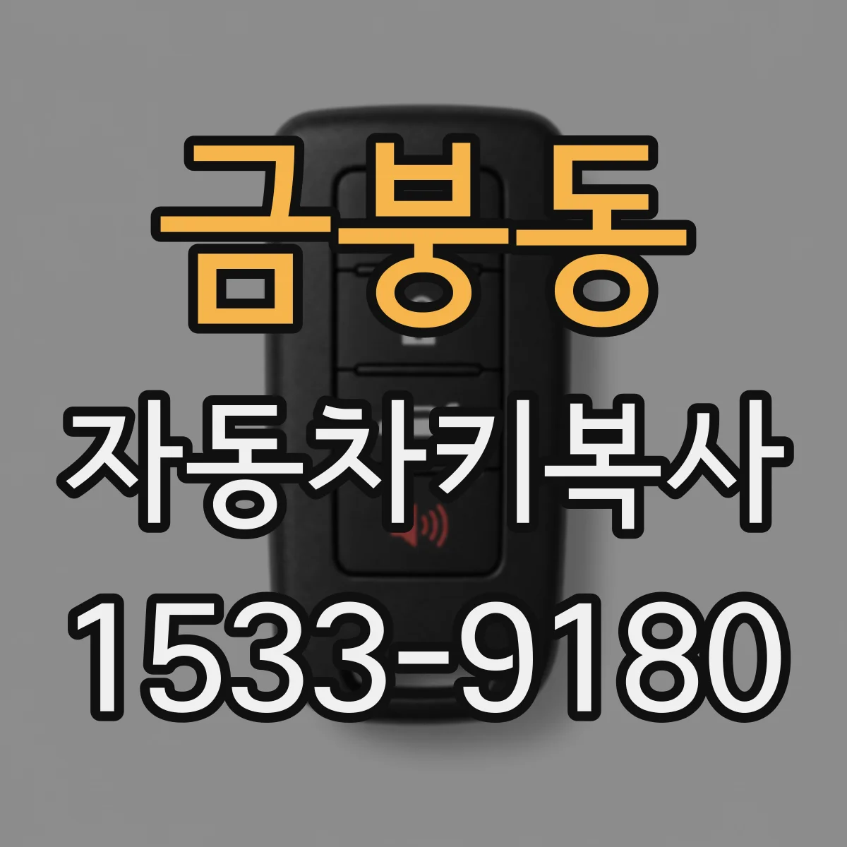 금붕동 자동차키복사