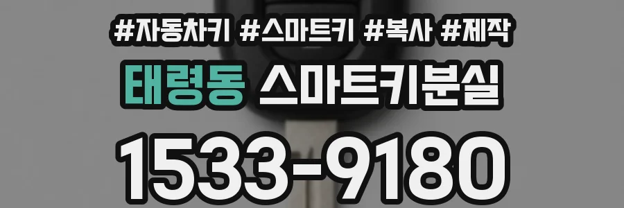 태령동 스마트키분실