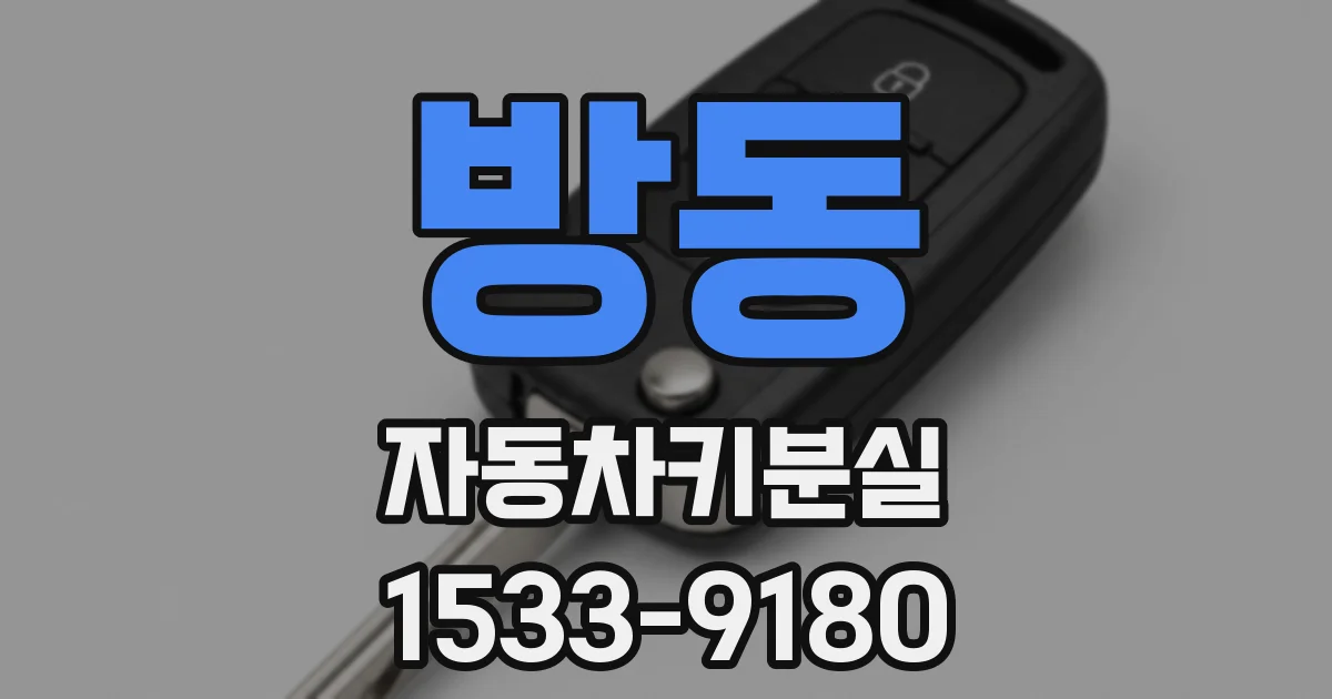 방동 자동차키분실