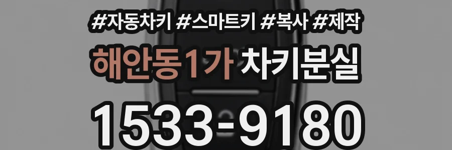 해안동1가 차키분실