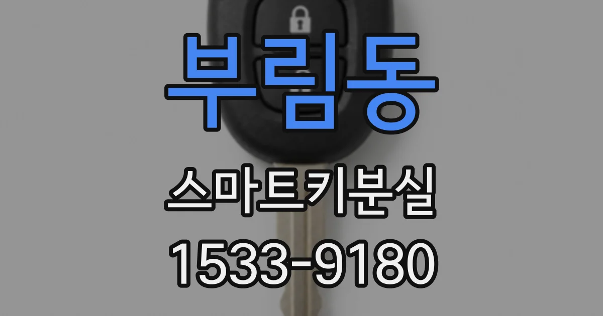 부림동 스마트키분실